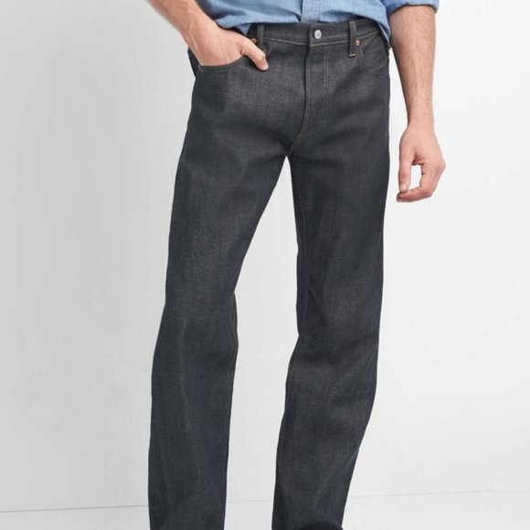 GAP Other - Gap Selvedge Standard Fit Jeans 33/34 Raw Indigo